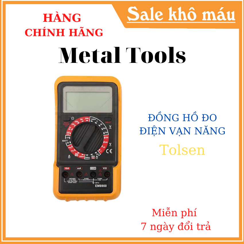 Đồng hồ đo điện vạn năng Tolsen 38031 - Metal Tools