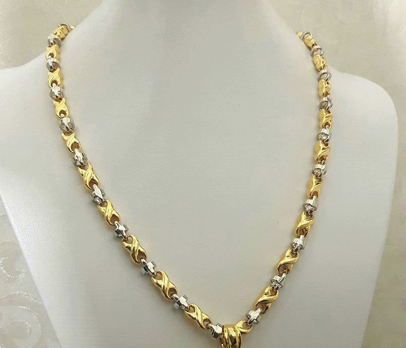 Dây Chuyền inox nam Mạ Vàng 18K Nam Mới Sáng Bóng Màu Đẹp