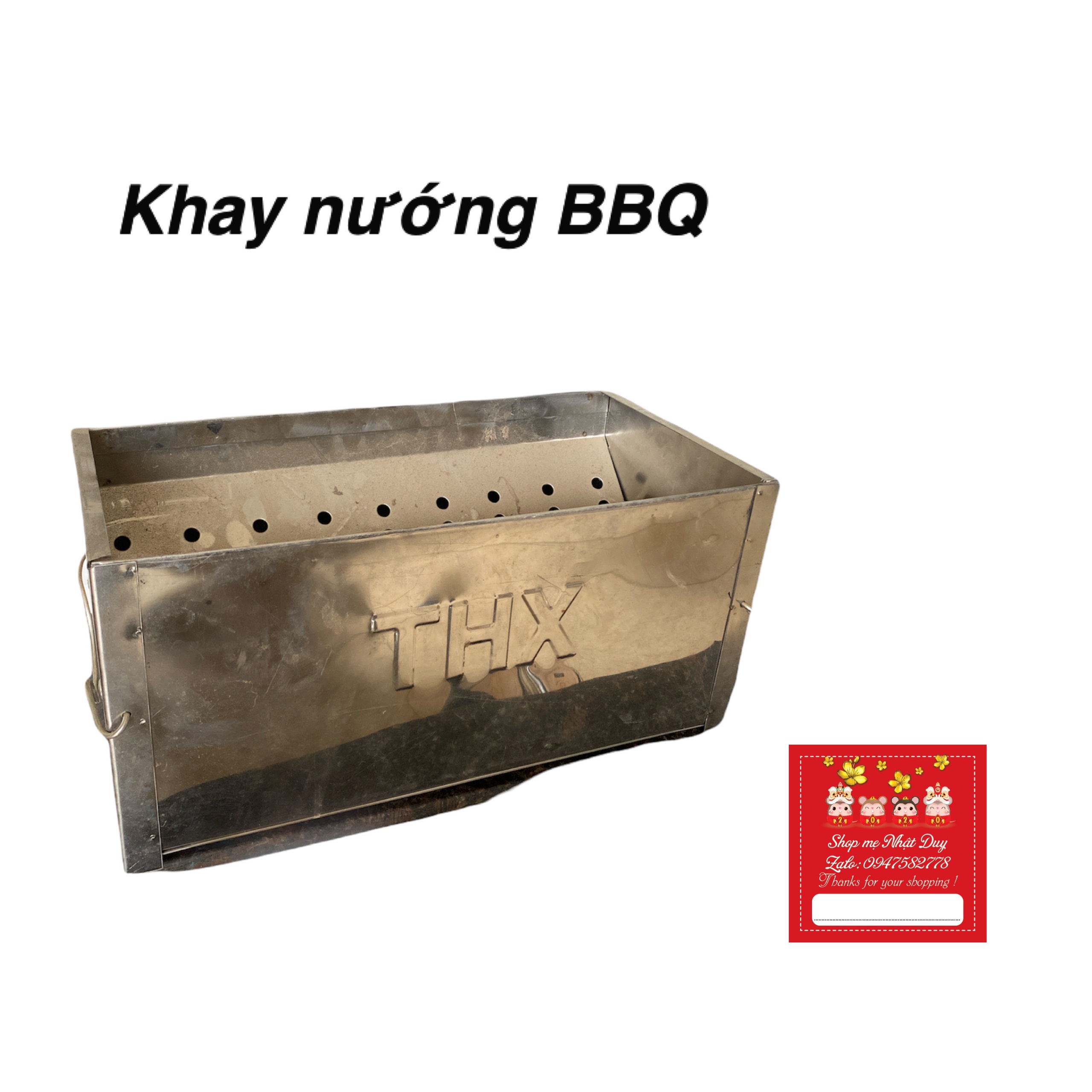 Bếp nướng bbq,khay nướng bbq tặng vỉ chả