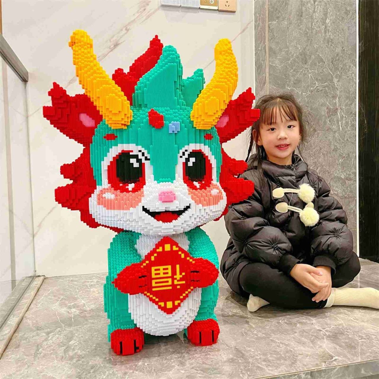Xếp hình 3D nhân vật hoạt hình doremon pikachu mario xếp hình lắp ráp mô hình trưng bày