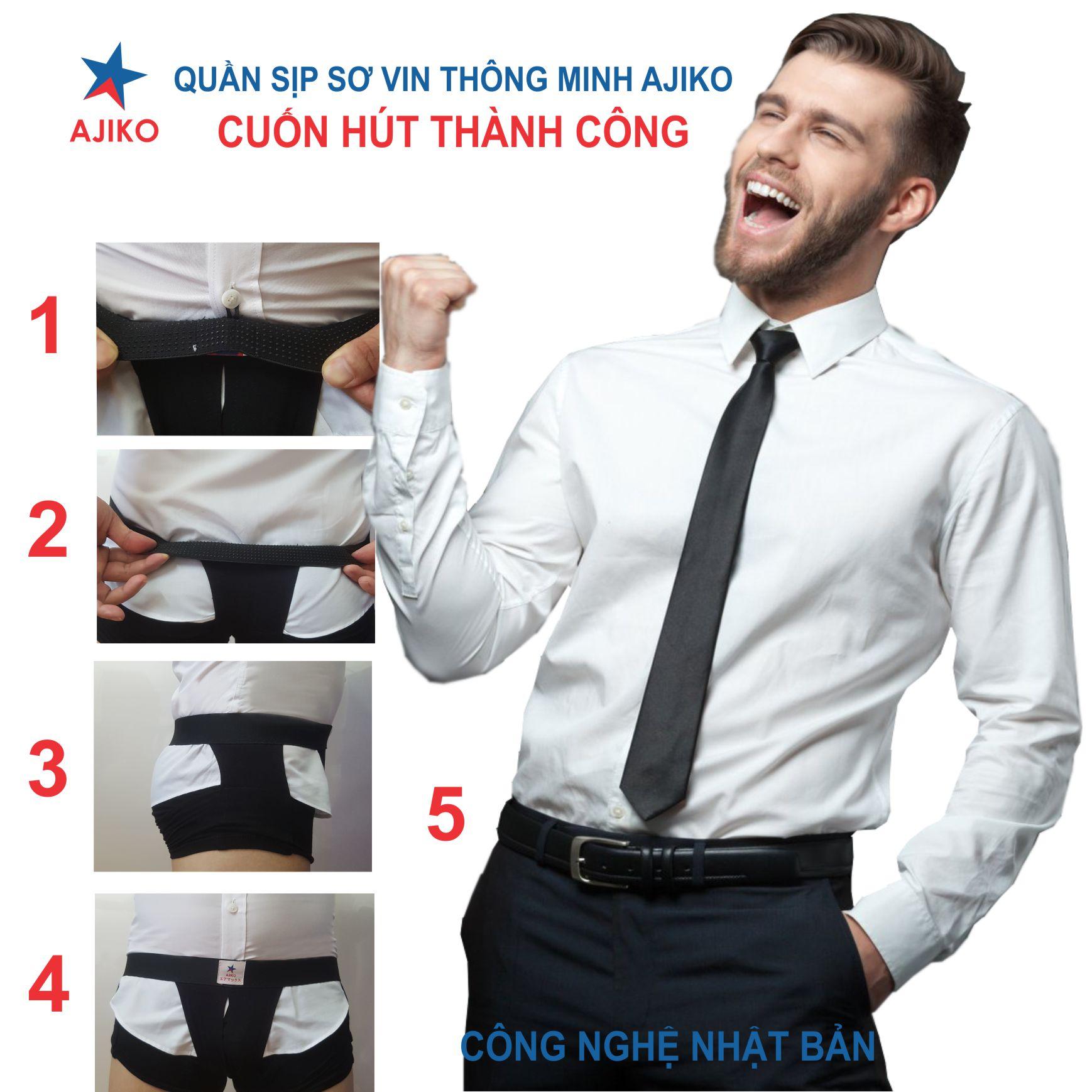 Combo 4 quần sịp sơ vin thông minh ajiko - hàng cao cấp