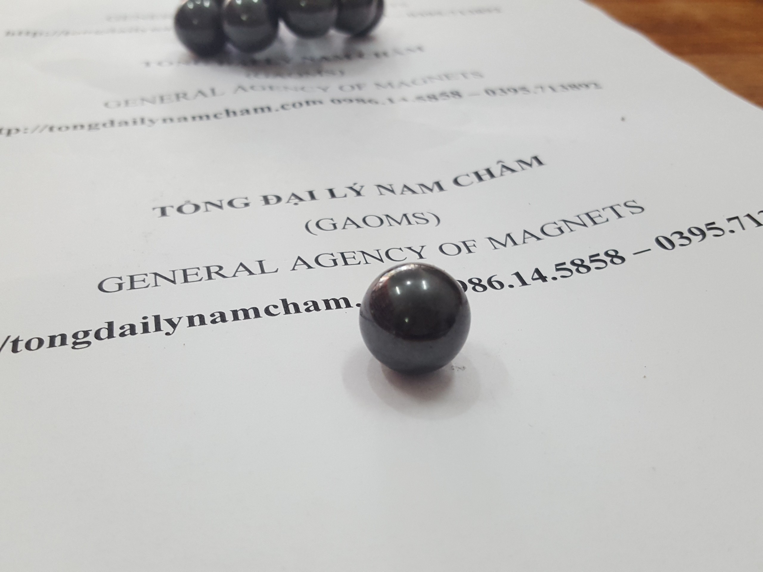 10 viên nam châm bi 16mm - Đồ chơi cho bé trên 13 tuổi