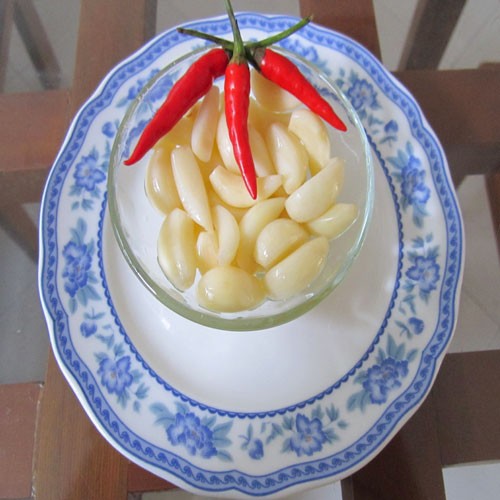 Tỏi Lý Sơn Ngâm Giấm chua ngọt 1 hũ