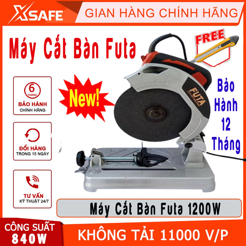 Máy cắt bàn futa,máy cắt đá lưỡi cắt 180mm chuyên cắt sắt,gạch,gỗ,đá hoa cương,máy mài góc,máy cắt điện cầm tay công suất 1200w mạnh mẽ an toàn.