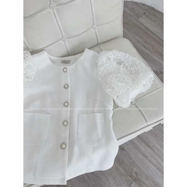 Outset - lily top phối tay