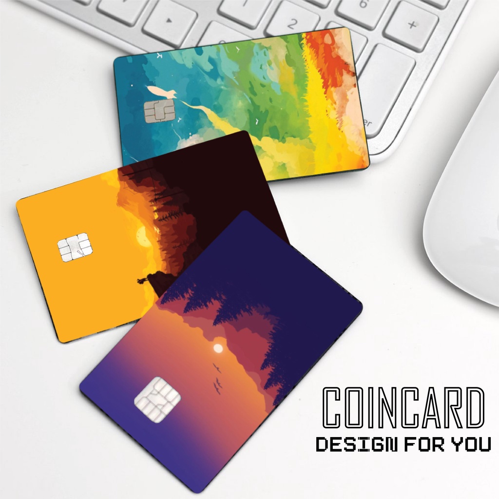 Miếng dán thẻ atm, debit, thẻ từ,... "chill"