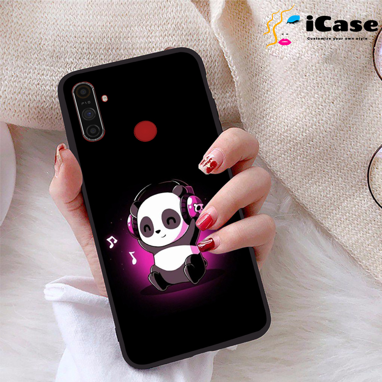 Ốp lưng Realme C3 viền dẻo TPU BST Panda