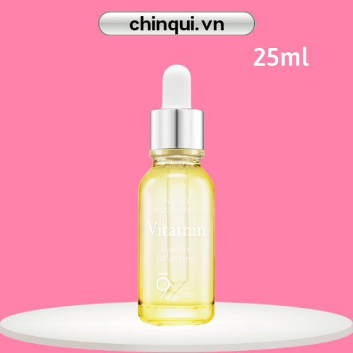[HCM]Tinh Chất 9Wishes Dưỡng Ẩm Hỗ Trợ Làm Khỏe Da Mega Vitamin Ampule Serum 25ml
