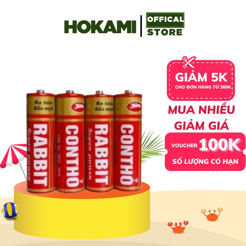 Pin con thỏ - hokami store