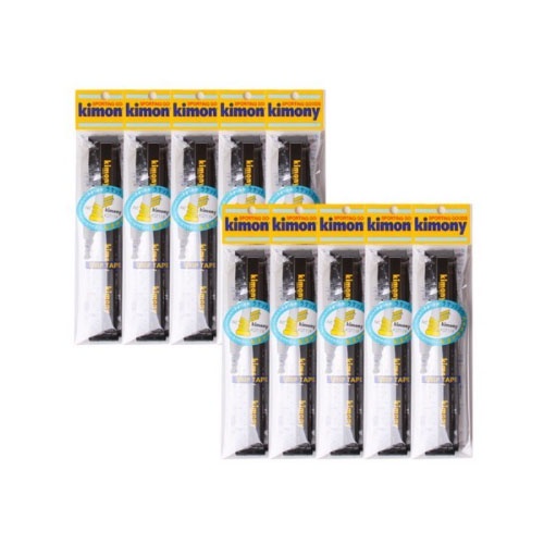 Set 10 bọc tay cầm vợt cầu lông màu đen kgt119