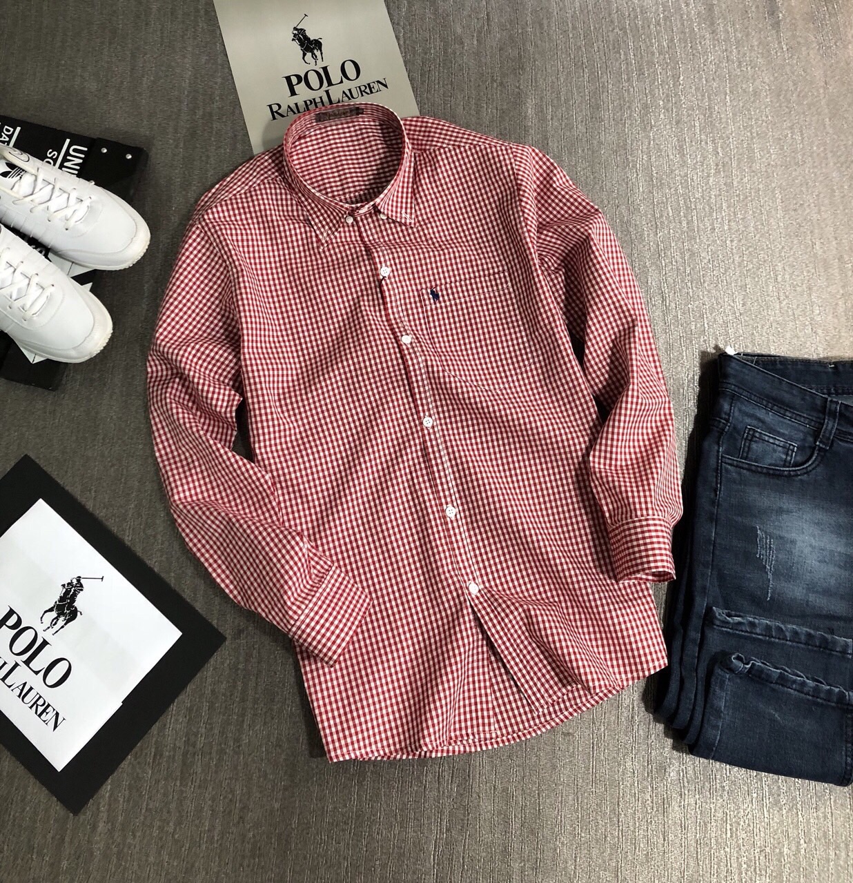 Áo sơmi polo nam chuẩn hàng vnxk