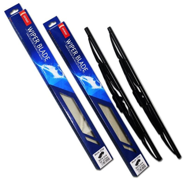 Bộ 2 thanh gạt mưa Denso DCS 18 inch + 24 inch cho xe Toyota Innova, Camry, Ford Laser, Mazda 3, Mitsubishi Pajero Sport, Hyundai Elantra, Santafe