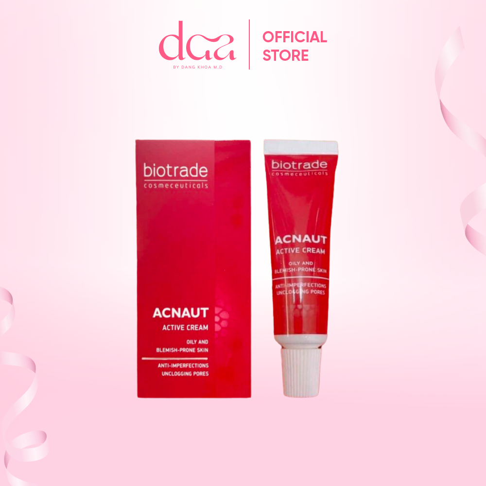 Kem mụn Biotrade Active Cream 15ml chấm mụn giảm mụn sưng viêm, mờ thâm