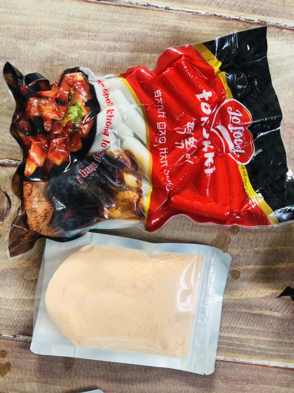 Combo 500g bánh gạo JoFood kèm 100g bột phô mai Hàn Quốc_Monhi_Food