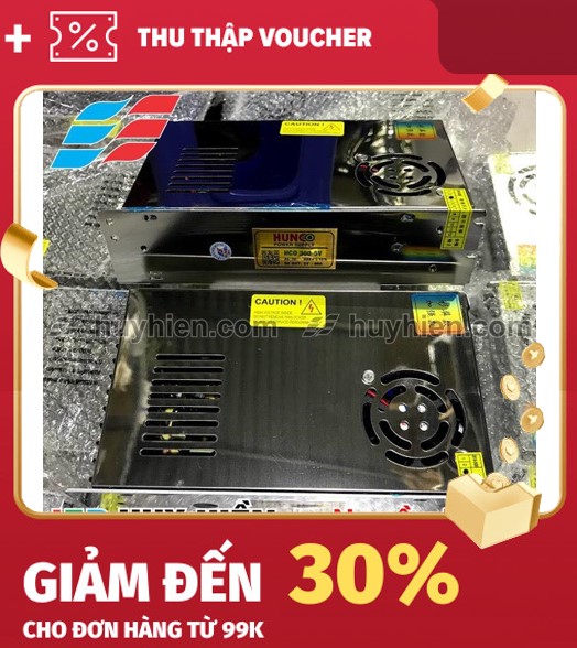 Nguồn led 5v 60a trong nhà có quạt tản nhiệt 5V60A