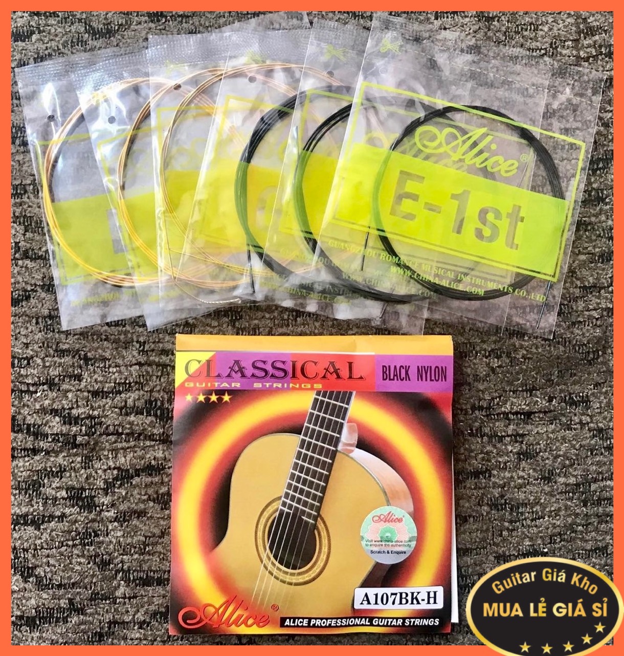 [HCM]Dây đàn guitar classic Alice A107 (Chính Hãng)