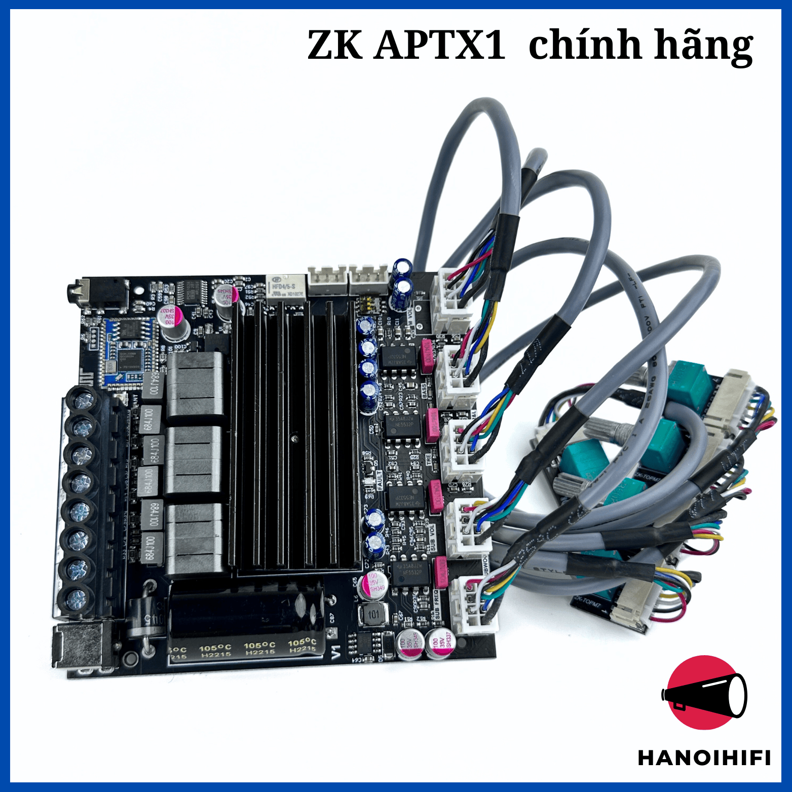 ZK APTX1 mạch khuyếch đại công suất 2.1 400w của hãng wuzhi audio, sản phẩm chính hãng