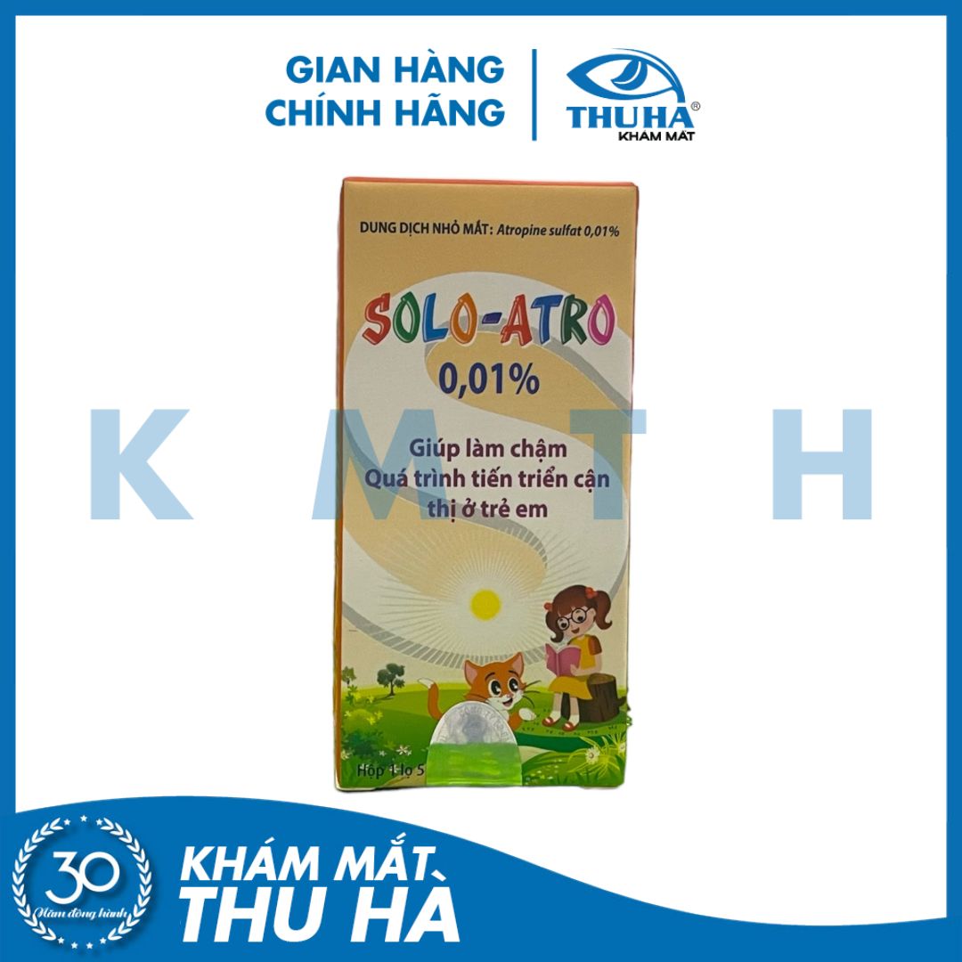 Dung dịch nhỏ mắt SOLO - ATRO 0.01% - Hỗ trợ kiểm soát cận thị