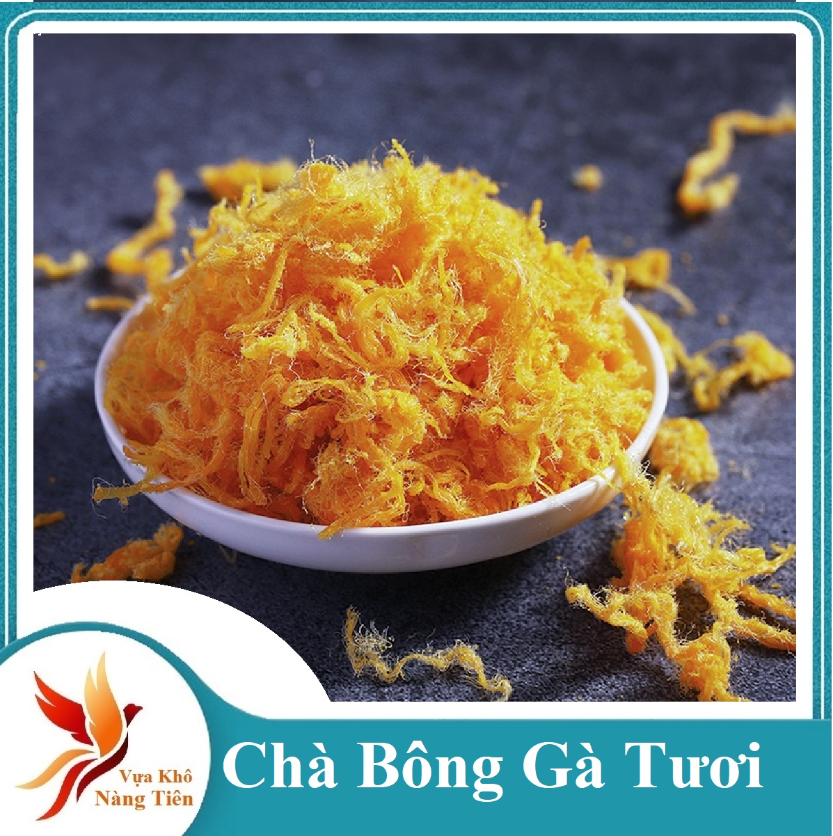 1 kg Chà Bông Gà, Thơm Ngọt Ngào, Hấp Dẫn Ăn Vặt Miễn Bàn