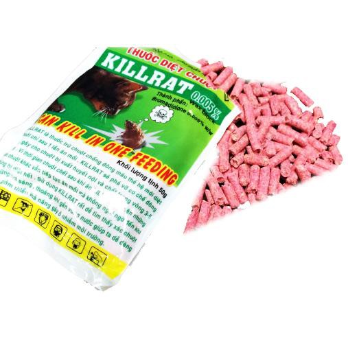 Sản phẩm Diệt chuột Killrat thế hệ mới 0.005% 40gr, bẫy chuột không trộn đồ ăn