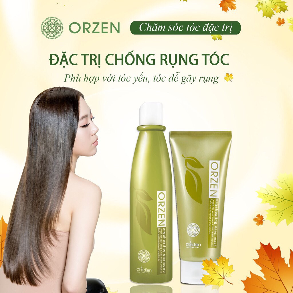 Bộ dầu gội chống rụng tóc, làm dày tóc hiệu quả Orzen Hàn Quốc 320ml