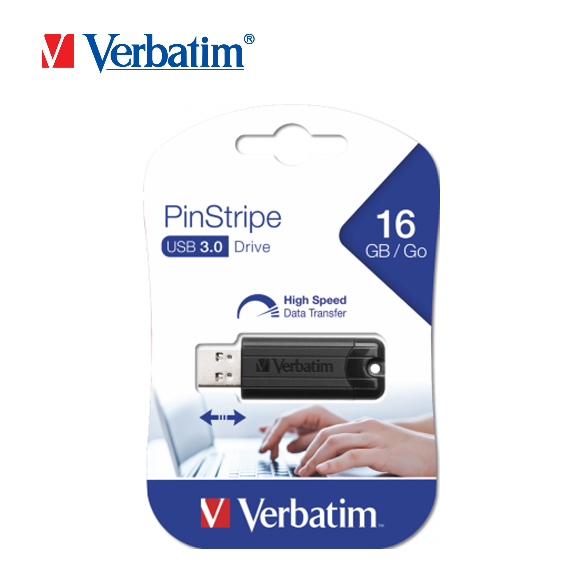 Usb verbatim store'n' go pinstripe 16/32/64/128gb- 3.0
