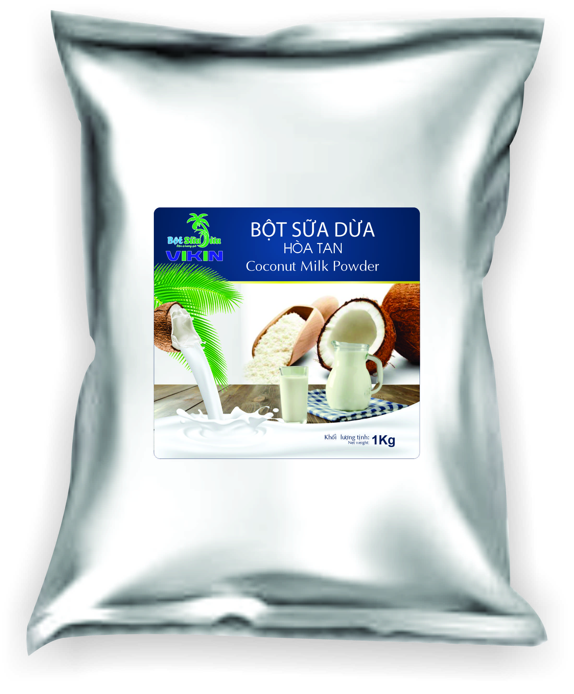 [GIÁ TỐT]1 kg Bột Sữa Dừa(Cốt Dừa)Nguyên Chất,Không Đường, Dùng Để Nấu Ăn,Pha Chế Sinh Tố, Đồ uống,Hạn Sử dụng 12 tháng