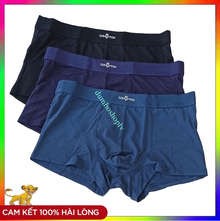 3 quần sịp đùi nam , quần sịp đùi nam thông hơi - quần sịp đùi nam thông hơi sunwish, quần sịp nam đẹp, quần sịp nam cao cấp, quần sịp nam boxer
