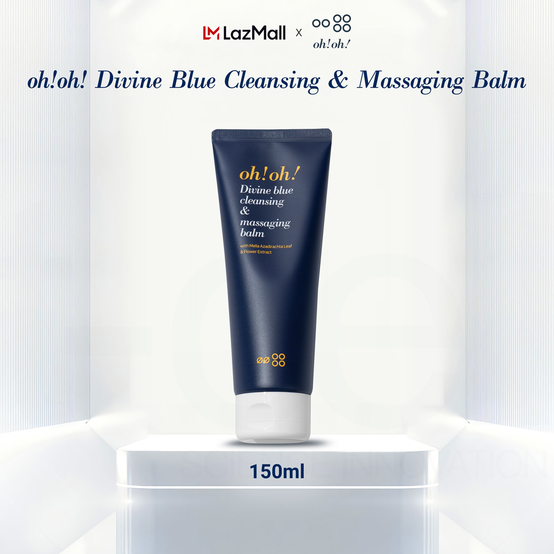 Sáp Tẩy Trang Làm Sạch Sâu, Trẻ Hóa Da oh!oh! Divine Blue Cleansing & Massaging Balm (with Melia Azadirachta Leaf & Flower Extract) (150ml/ 30ml)