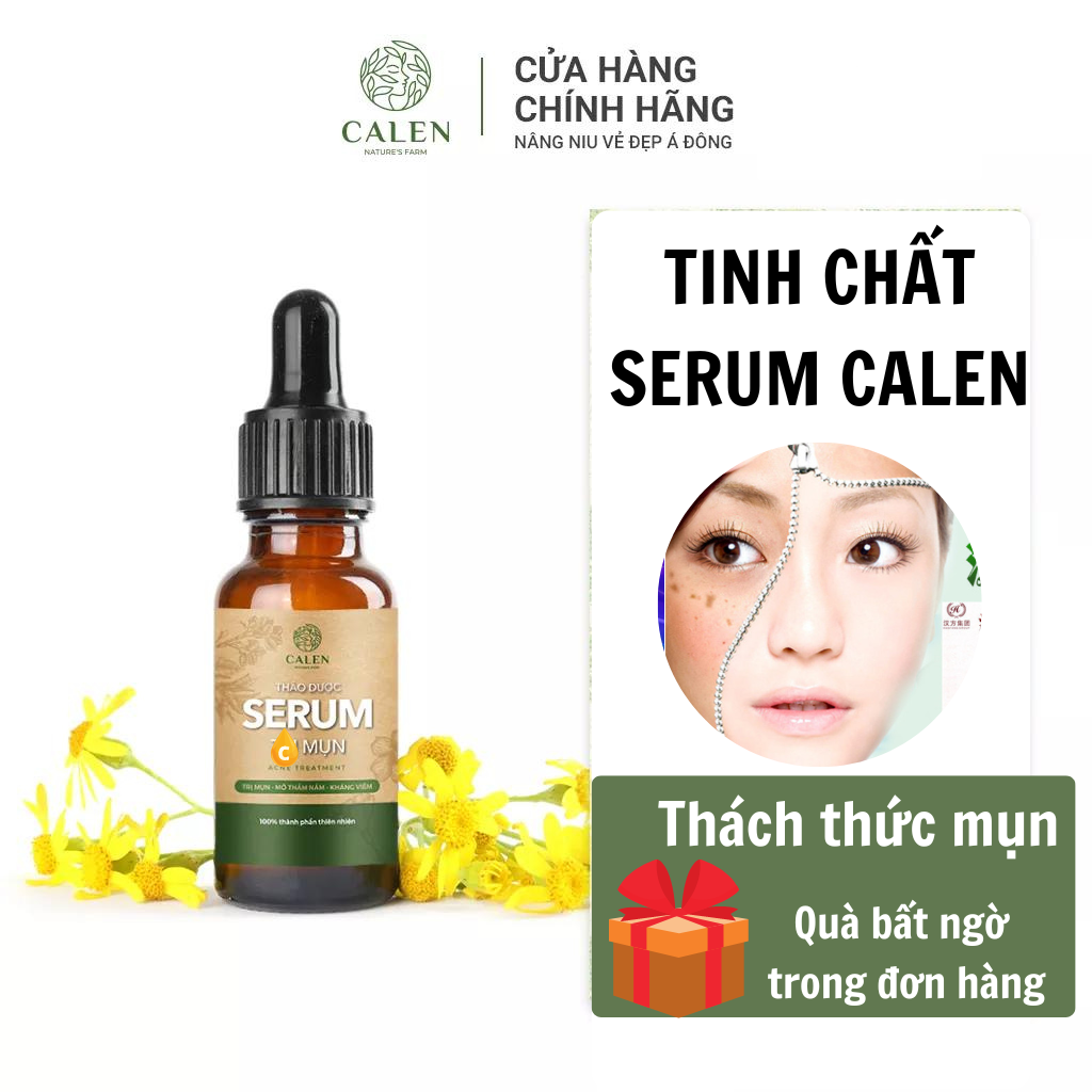 Tinh chất serum Calen Nature's Farm dưỡng da căng bóng chai 15ml