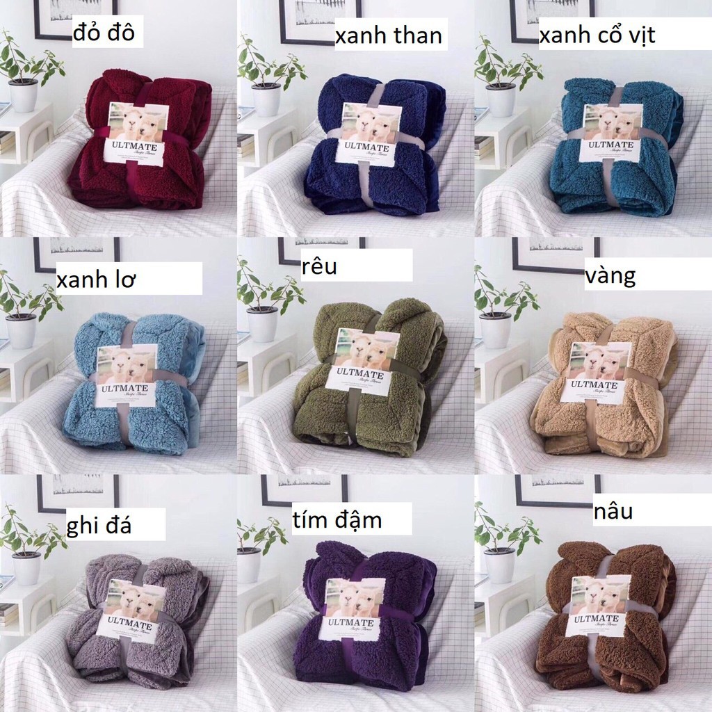 [XẢ HÀNG GIÁ GỐC] Chăn lông cừu Ultimate loại dày 2 lớp mới nhất 2020 siêu mềm mịn cao cấp - Chăn Hè Thu Đông Cao Cấp - Chăn mền loại dày siêu ấm Emmidecor (trượt sang xem ảnh thật), Chăn lông, Chăn lông tuyết, Chăn giá rẻ
