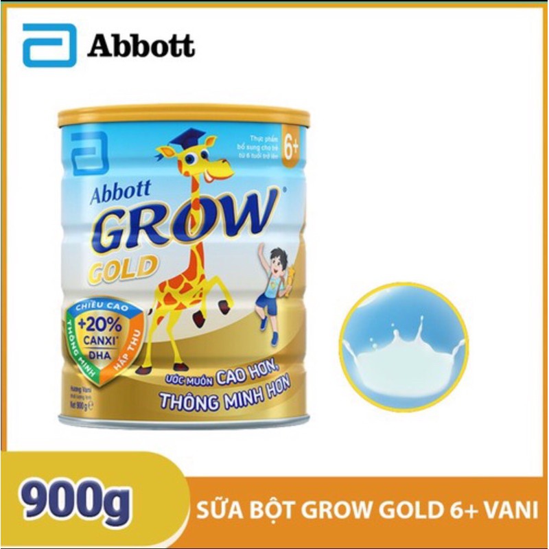 Sữa Bột ABbott Grow Gold 6+ 900g