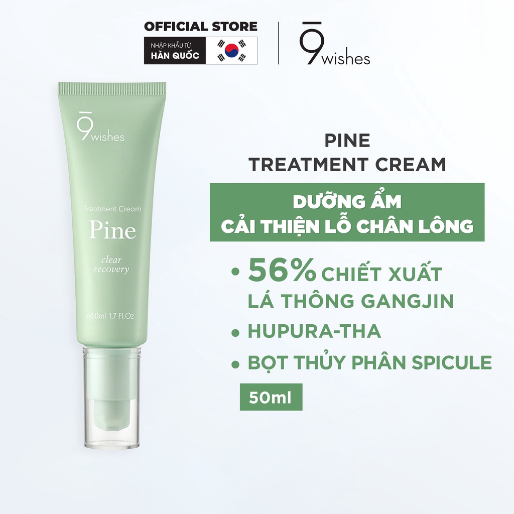 Kem Dưỡng Phục Hồi 9 Wishes Pine Treatment Cream 50ml