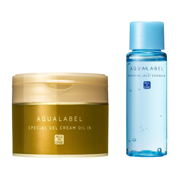 Bộ Kem dưỡng da chống lão hóa Shiseido Aqualabel Special Gel Cream Oil in 90g + Nước hoa hồng 30ml