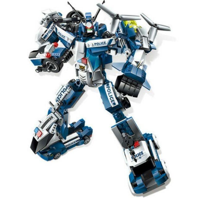 Bộ lắp ráp Lego 6 in 1 mô hình cảnh sát không gian.