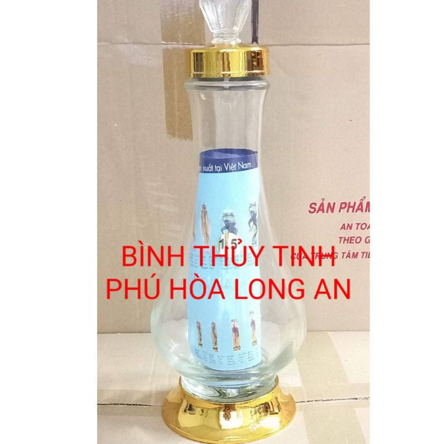 Bình ngâm rượυ thủy tinh cao cấp phú hòa 1,5 lít