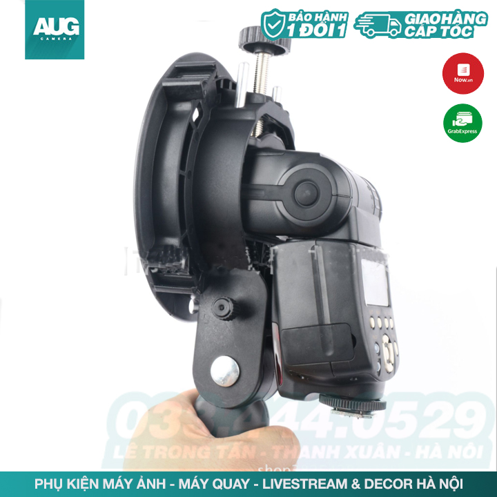 Ngàm Gắn Đèn Flash - Ngằm Giữ Flash - Gá Đèn Flash AUG Camera Hà nội