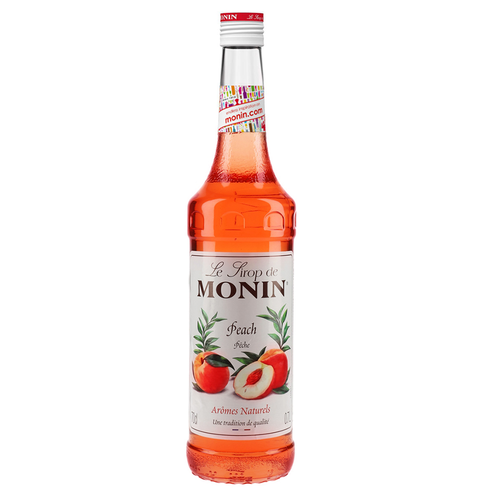 Siro monin đào 700ml được tạo nên từ đường mía nguyên chất và những nguyên liệu thiên nhiên nhất nên bạn có thể hoàn toàn yên tâm về chất lượng