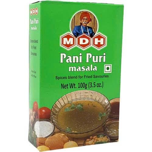 MDH Pani Puri Masala 100g – Authentic Indian Street Food Spice Blend