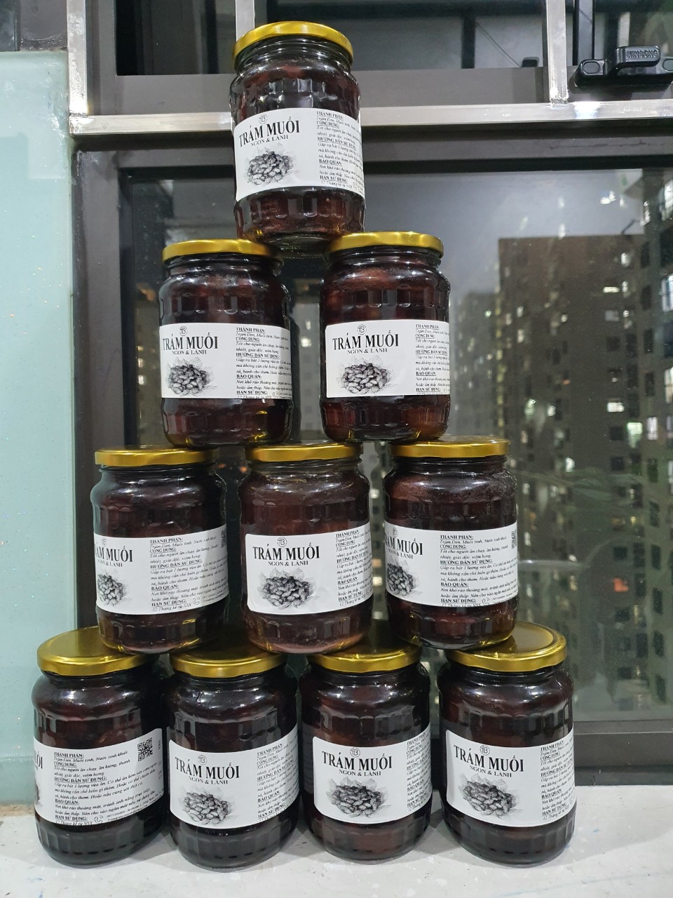 Trám muối | trám đen muối | trám muối ngon & lành lọ 750ml