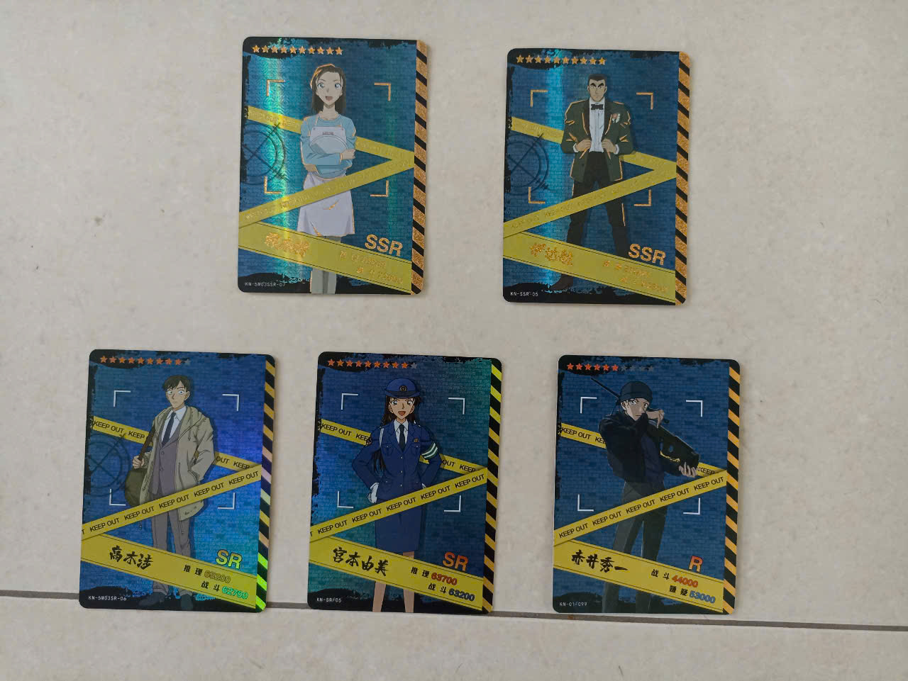 Phụ kiện Card Nhân Phẩm Thám Tử Lừng Danh Conan Màu Xanh Dương