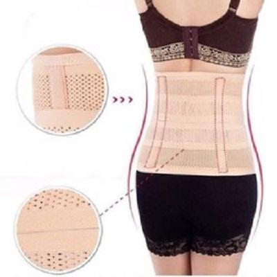 Đai nịt bụng có lỗ thông hơi giảm mỡ bụng gel bụng