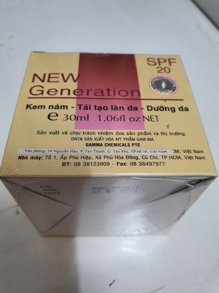 [HCM]KEM NÁM NEW GENERATION HÀNG CHÍNH HÃNG 30G.