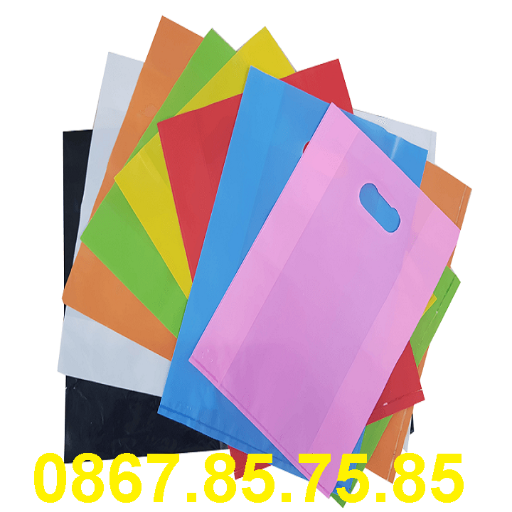 1KG Túi Nilon HDNhám Hột Xoài Màu Ngẫu Nhiên, Đủ Size Chọn, Dùng Đựng Quần Áo, Gói Hàng Online Tiện Dụng, Túi Dày Đẹp