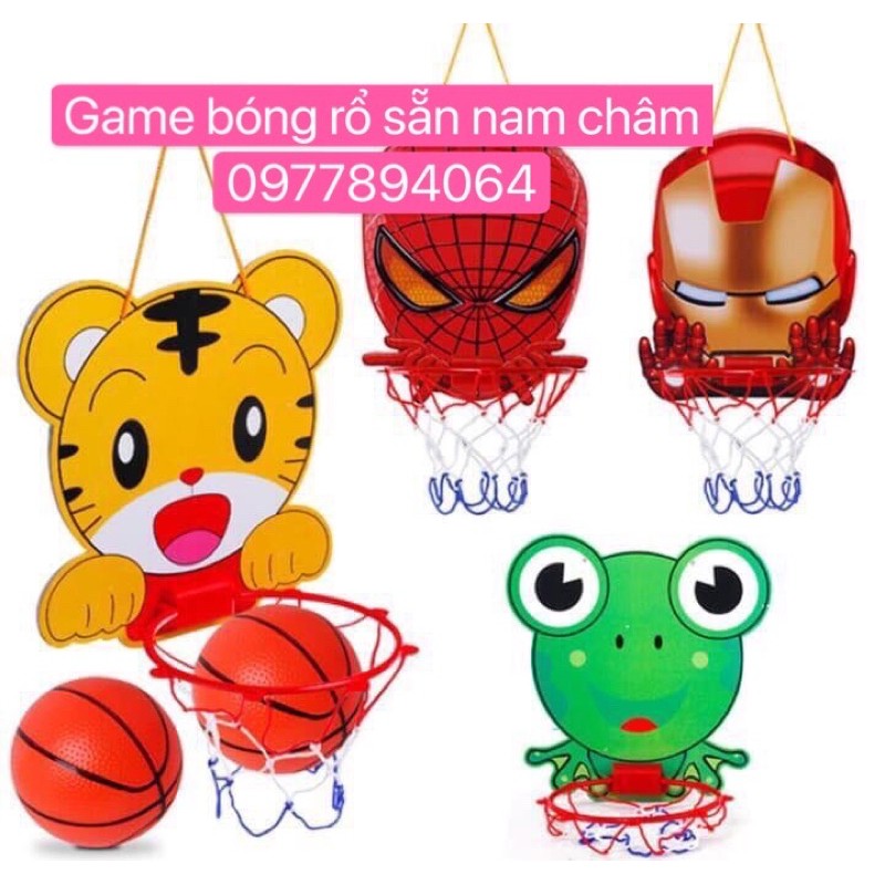 Giáo cụ dạy học❤️Bóng rổ mini sẵn nam châm☘️basket ball game