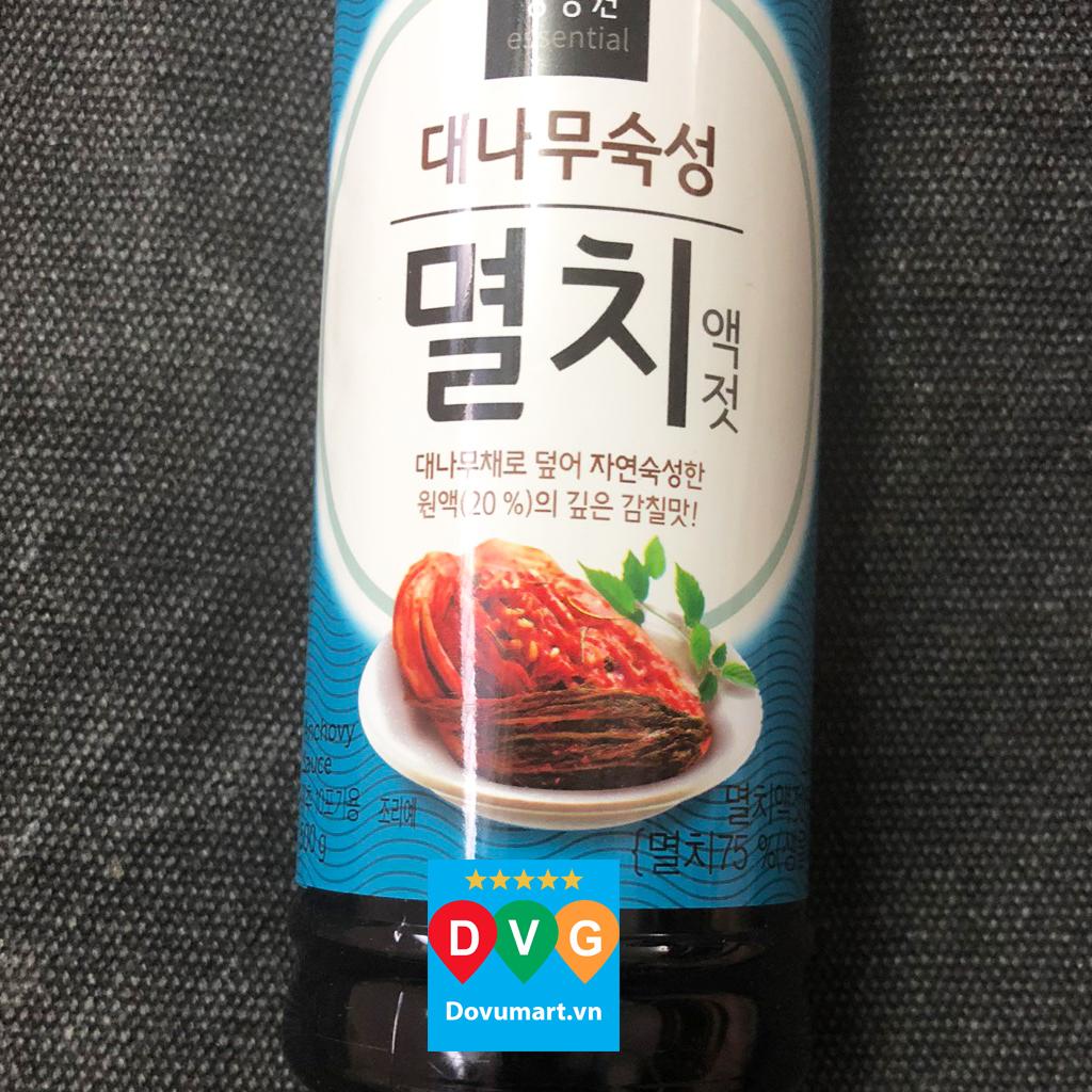 Nước mắm cá cơm hàn quốc chung jung one 500g