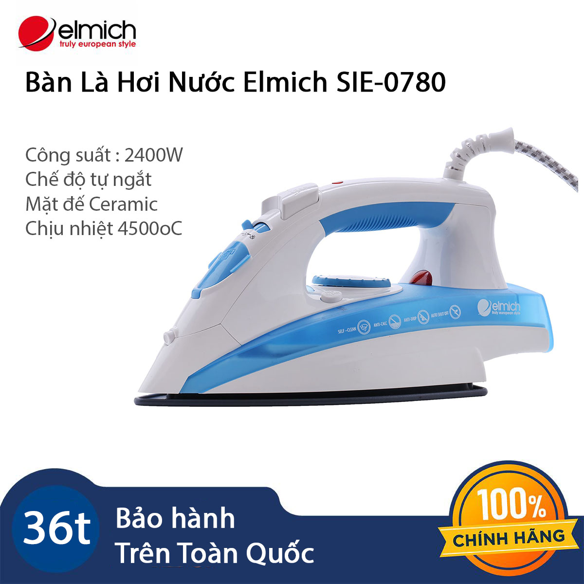 Bàn là hơi nước elmich sie-0780