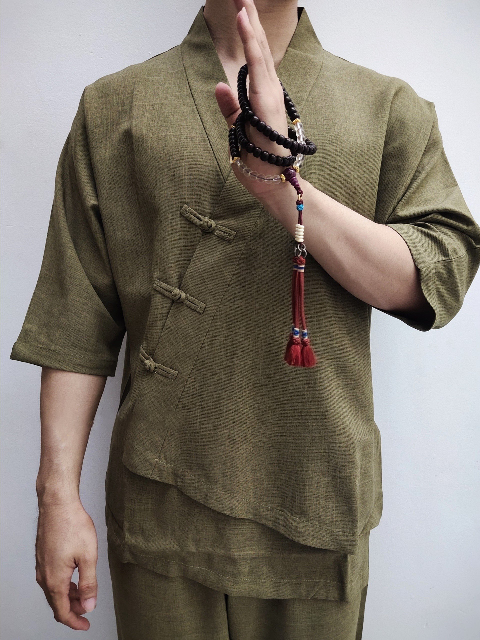 Đồ lam đi chùa dành cho nam cao cấp