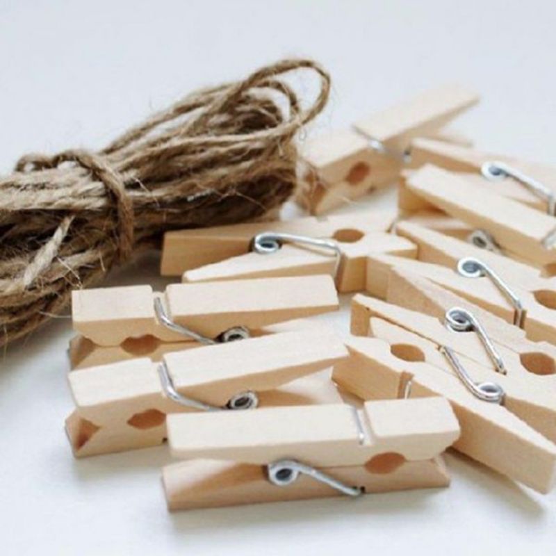 Dây thừng treo ảnh và decor