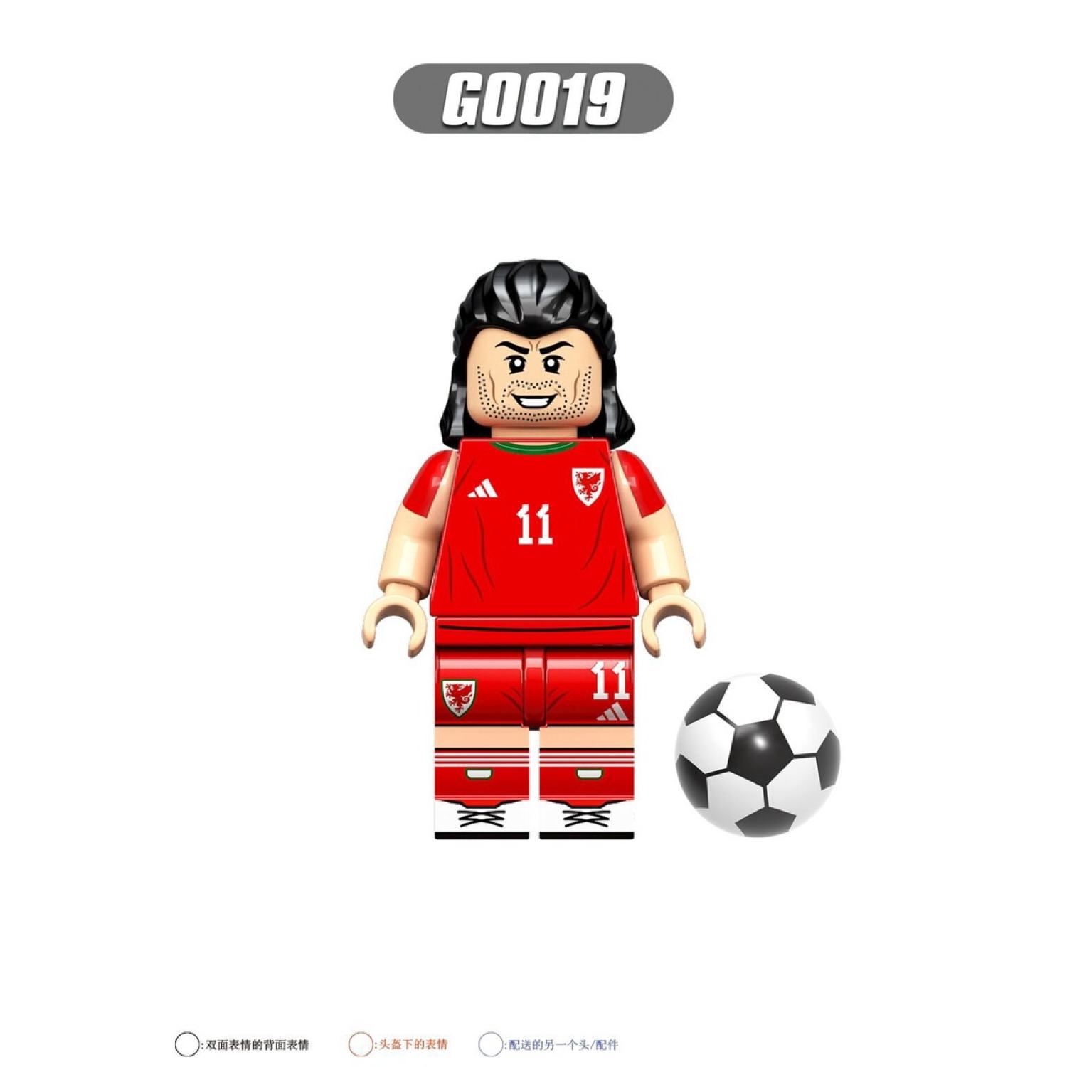 minifigures các mẫu nhân vật cầu thủ bóng đá nổi tiếng messi ronaldo g0103 6